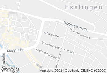 Karte mit Standort von Stadtbäckerei Schultheiss Fil. Urbanstraße