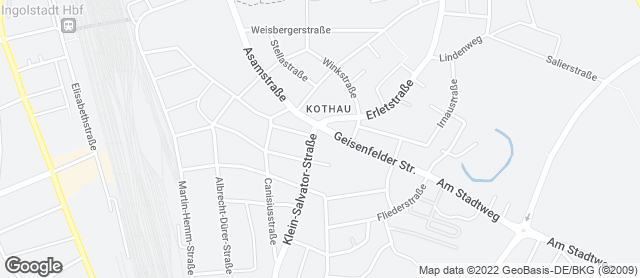 Karte mit Standort von Backhaus Hackner GmbH - Ringsee