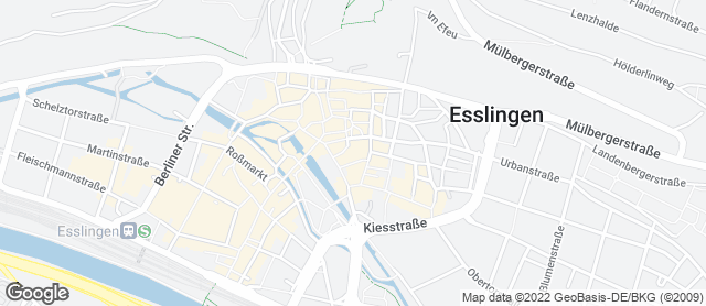 Karte mit Standort von Stadtbäckerei Schultheiss Fil. Ritterstraße