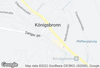 Karte mit Standort von Bäckerei Gnaier GmbH