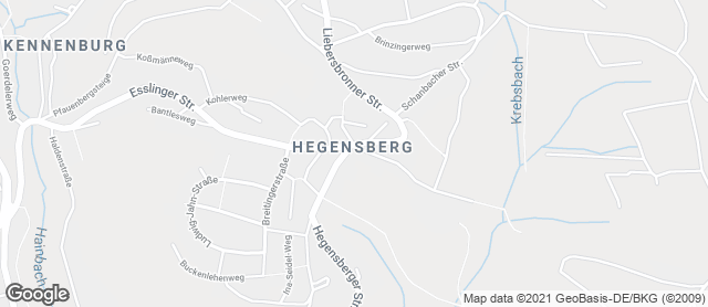 Karte mit Standort von Stadtbäckerei Schultheiss Fil. Hegensberg