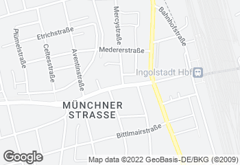 Karte mit Standort von Backhaus Hackner GmbH - Pulverl