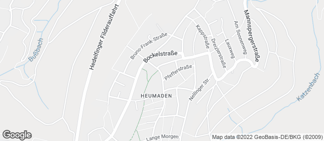 Karte mit Standort von Backhaus Zoller Heumaden