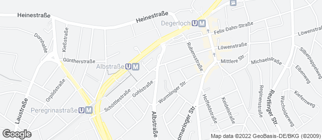 Karte mit Standort von Bäckerei Blankenhorn