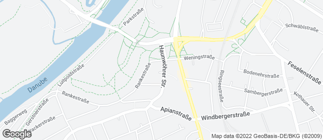 Karte mit Standort von Backhaus Hackner GmbH - Haunwöhrer Straße