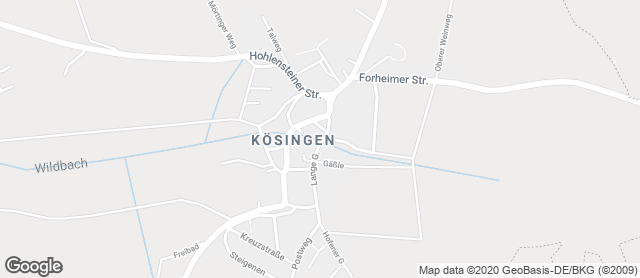 Karte mit Standort von Bäckerei Wörle in Kösingen