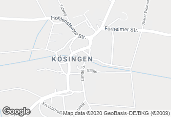 Karte mit Standort von Bäckerei Wörle in Kösingen