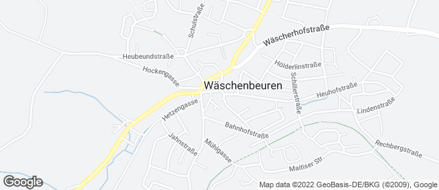 Karte mit Standort von Bäckerei Horlacher