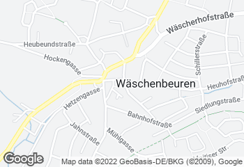 Karte mit Standort von Bäckerei Horlacher