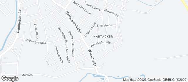 Karte mit Standort von Bäckerei - Konditorei Grauvogl