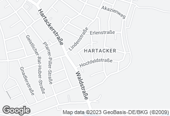 Karte mit Standort von Bäckerei - Konditorei Grauvogl