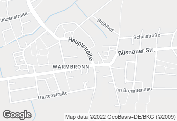 Karte mit Standort von Bäckerei Diefenbach