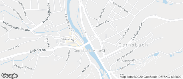 Karte mit Standort von Naturbackstube Inh. Gerd Weber