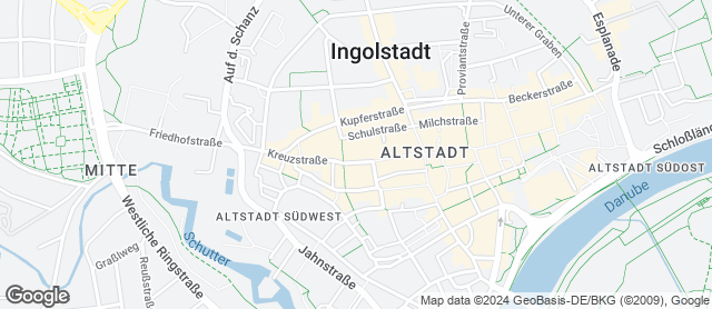 Karte mit Standort von Backstube Wünsche GmbH