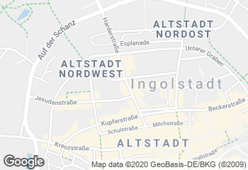 Karte mit Standort von Bäckerei Sengl