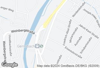 Karte mit Standort von Peter's gute Backstube im REWE