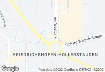 Karte mit Standort von Backhaus Hackner GmbH - Medi-IN-Park