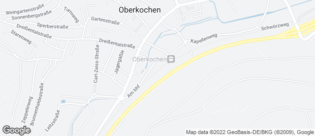 Karte mit Standort von Handwerksbäckerei Mack           Netto