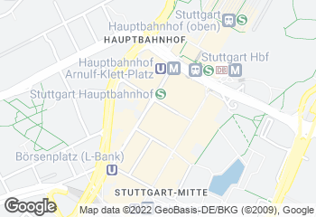 Karte mit Standort von Bäckerei Treiber, Postquartier