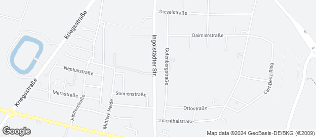 Karte mit Standort von Bäckerei Backstube Wünsche GmbH