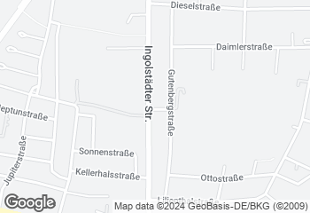 Karte mit Standort von Bäckerei Backstube Wünsche GmbH