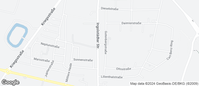 Karte mit Standort von Bäckerei Backstube Wünsche GmbH