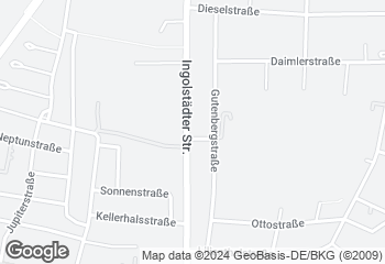 Karte mit Standort von Bäckerei Backstube Wünsche GmbH