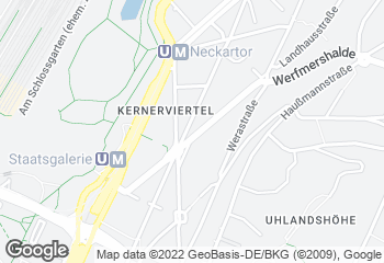 Karte mit Standort von Bäckerei Blankenhorn