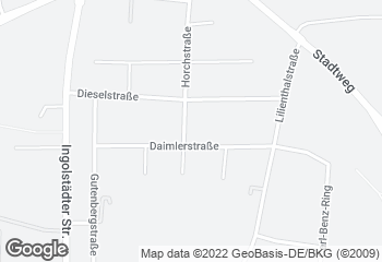Karte mit Standort von Backhaus Hackner GmbH