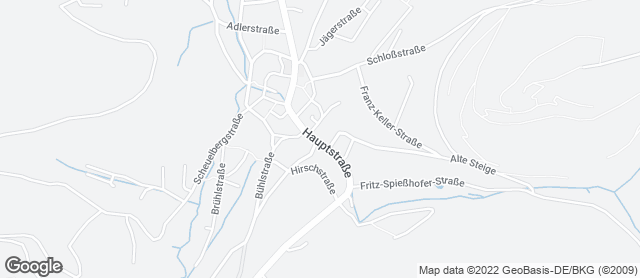Karte mit Standort von Bäckerei Bühr