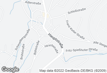 Karte mit Standort von Bäckerei Bühr