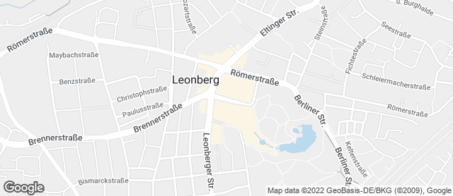 Karte mit Standort von Bäckerei Trölsch - Höfingen   Leo -Center