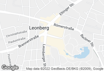 Karte mit Standort von Bäckerei Trölsch - Höfingen   Leo -Center