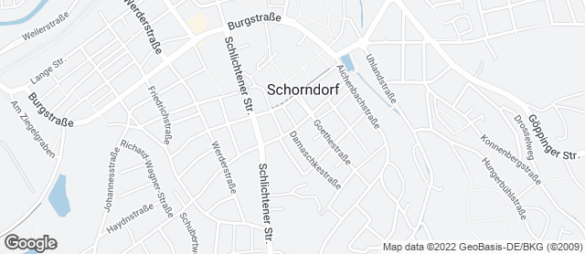 Karte mit Standort von Bäckerei Schulze