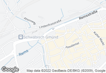 Karte mit Standort von Backhaus Schmid Kuhn Gmbh  Rewe Ledergasse