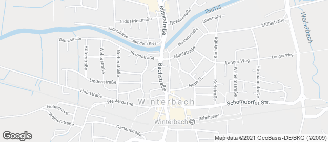 Karte mit Standort von Bäckerei Stritzelberger GmbH