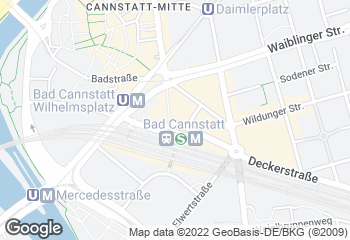 Karte mit Standort von Bäckerei Frech