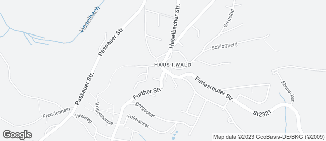 Karte mit Standort von Bäckerei Pilger (Haus im Wald)