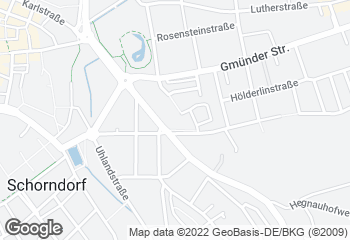 Karte mit Standort von Bäckerei-Conditorei Wiedmaier GmbH