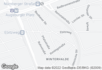 Karte mit Standort von Bäckerei & Konditorei Treffinger