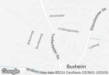 Karte mit Standort von Backstube Wünsche GmbH