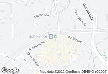 Karte mit Standort von Bäckerei-Conditorei Wiedmaier GmbH