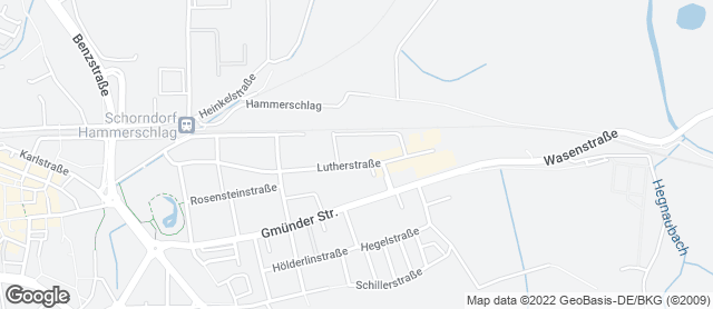 Karte mit Standort von Bäckerei Mildenberger - Schorndorf im Kaufland