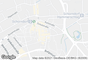 Karte mit Standort von Bäckerei Hetzinger GmbH