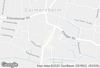 Karte mit Standort von Bäckerei Knabl