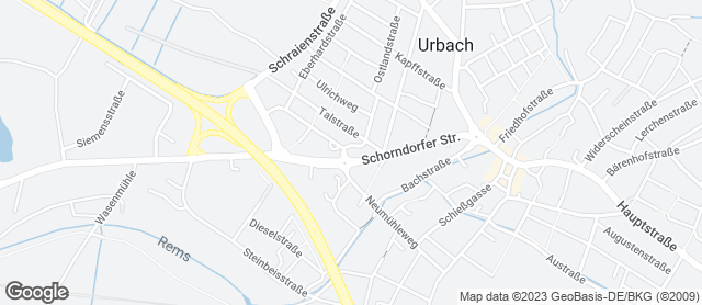 Karte mit Standort von Bäckerei Schulze Konditorei, Café, Gastronomie OHG