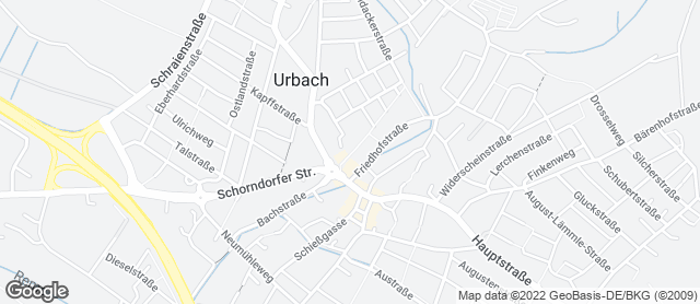 Karte mit Standort von Bäckerei Schulze