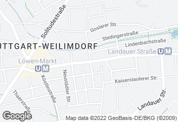 Karte mit Standort von Bäckerei Sauter