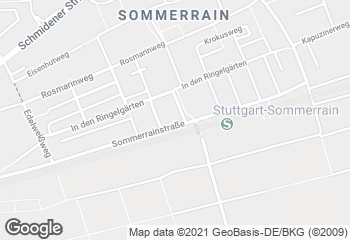 Karte mit Standort von Bäckerei & Konditorei Treffinger