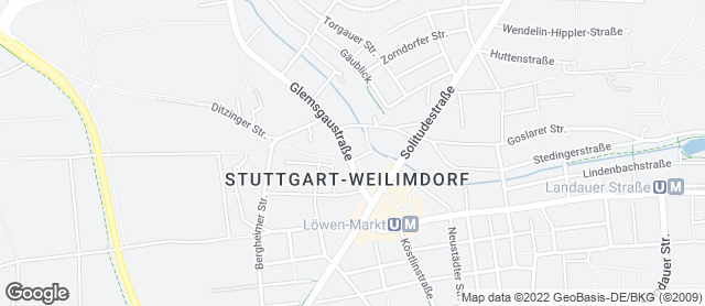 Karte mit Standort von Bäckerei Sauter